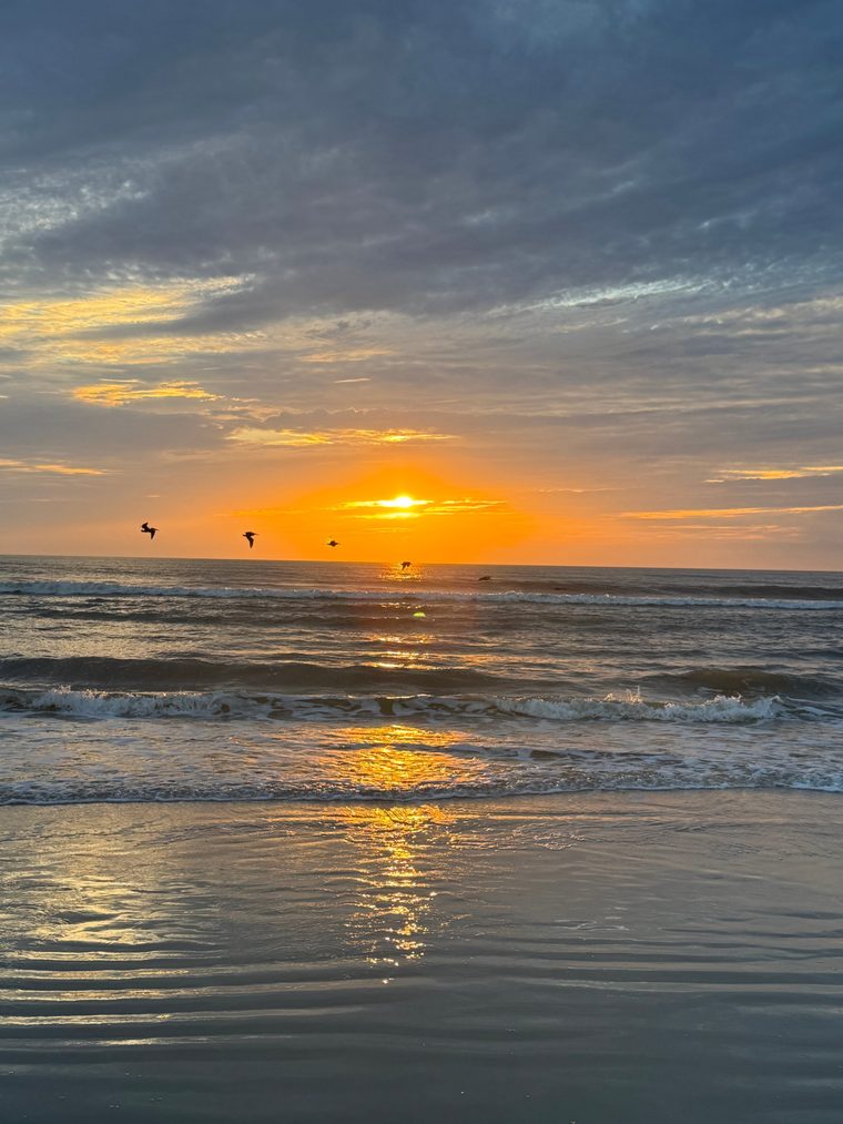 Photo: sunrise at the beach